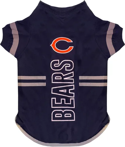 Vista 22 de Pets First NFL Chicago Bears Camiseta para Perro, Camiseta de Fútbol Americano para Perros y Gatos - Camiseta Deportiva Duradera para MASCOTAS - 3