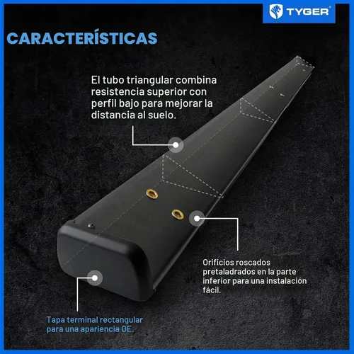 Vista 5 de Tyger Auto Estribos elevadores de 4 pulgadas compatibles con Ford F-150 2009-2014 Supercab TG-RS2F40088 Barras Nerf con rieles laterales