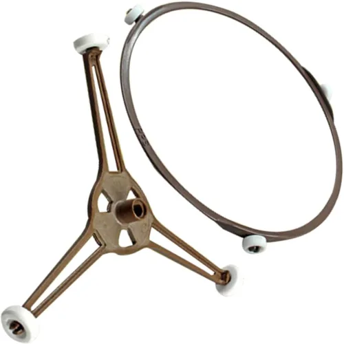 Vista 4 de PRETYZOOM 4 sets Accesorios de microondas Soporte de microondas Soporte de microondas Anillo de rodillo Soporte de microondas Bandeja de microondas
