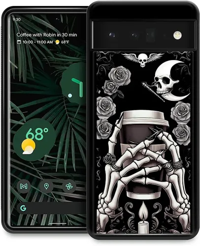 Vista 180 de Compatible con Google Pixel 4A 5G Mobile Case Creative Acrylic Back Panel Silicona Edge Case Slim Protección Especialmente para Google Pixel 4A 5G