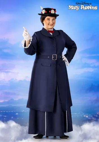 Vista 2 de Plus Size Women's Mary Poppins Costume