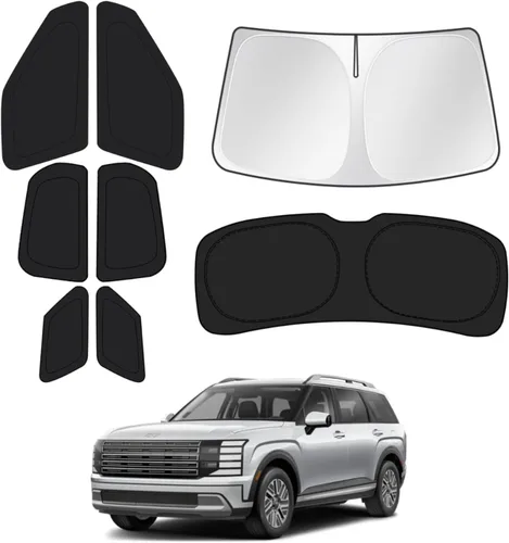 Vista 66 de Canvcle Parasol para parabrisas para Tesla modelo Y/3 2017-2025 2026 (compatible con modelos 2025 Y Juniper/2024 Modelo 3 Highland), parasol grueso