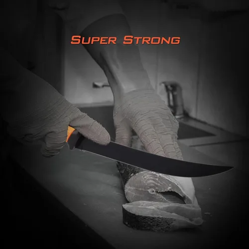 Vista 7 de KastKing Speed Demon Pro - Cuchillo de filete – Hoja de acero inoxidable alemán G4116 afilada como navaja, cuchillos de nivel profesional para E: 9