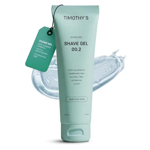 Vista 9 de Timothy's Gel de afeitado sin perfume, hidratante y sin alcohol - 3 oz