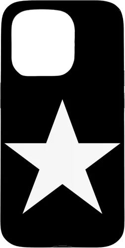 Vista 14 de Y2K Star On Front Black and White Mcbling Aesthetic 2000s Case for iPhone 17