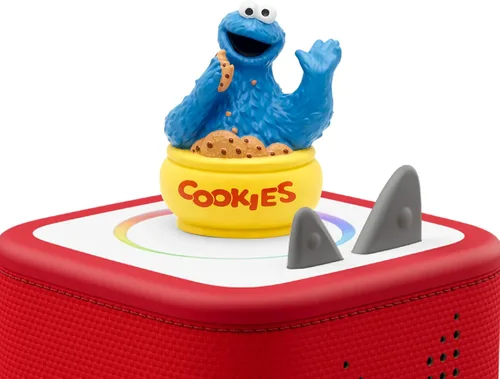 Vista 2 de Tonies Figura de juguete de audio de Cookie Monster de Plaza Sésamo