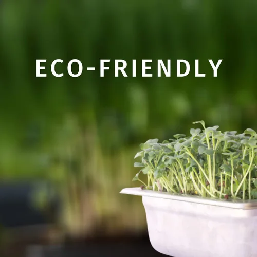 Vista 6 de Kit de cultivo de microgreens hidropónicos de acero inoxidable, kit hidropónico infinitamente reutilizable para semillas microverdes y semillas