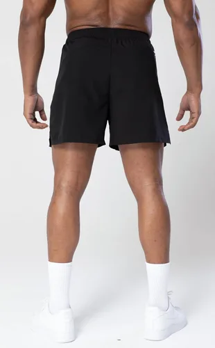 Vista 2 de Project Titan Pantalones cortos de entrenamiento ligeros para hombre, pantalones cortos deportivos para correr con bolsillos con cremallera, 5