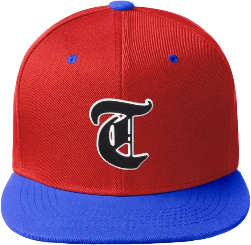 Vista 537 de Daxton Gorra clásica con visera de billete plano con letras del alfabeto inglés antiguo de la A a la Z