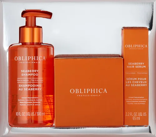 Vista 9 de Obliphica Expect Perfection Volume & Body Seaberry Collection Set - Eleva tu experiencia de cuidado del cabello con lujosas fórmulas voluminizadoras