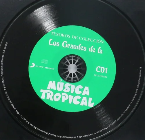 Vista 3 de Tesoros De Coleccion "Los Grandes De La Musica Tropical" Varios artistas.