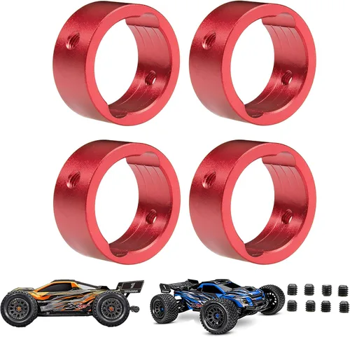Vista 4 de Anillo de refuerzo de taza de transmisión X-MAXX XRT de aluminio, anillo de refuerzo Funda de copa de transmisión diferencial para 1/5 X-MAXX 1/6