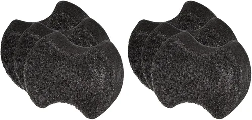 Vista 33 de Spongeables Pedi Scrub Foot Exfoliating 20+ Wash Sponge, aceite de argán, 2