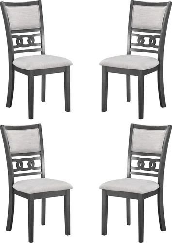 Vista 21 de New Classic Furniture Sillas de comedor Gia, juego de 2, color marrón