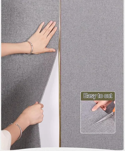 Vista 5 de Papel tapiz autoadhesivo extraíble, paneles de pared para despegar y pegar, cubierta inferior autoadhesiva de papel de aluminio, papel tapiz