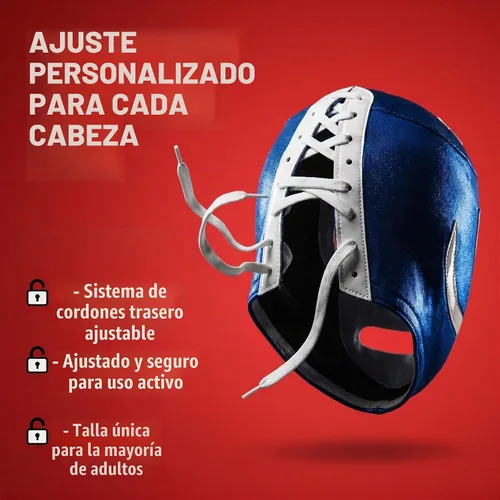 Vista 5 de RINGREBELS - Máscara de lucha libre mexicana Lucha Libre Luchador - Estilos coloridos