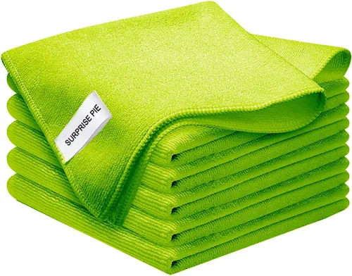 Vista 16 de Paños de limpieza de microfibra de alta calidad, ultra absorbentes, sin pelusas, para cocina, vidrio, cuidado del automóvil, acero inoxidable