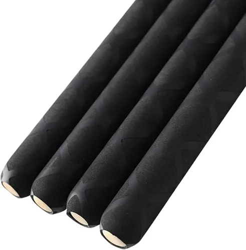Vista 6 de Ubblove Baquetas 5A 2 pares con mangos antideslizantes para tambor, ligeras y duraderas de madera, 2 pares de baquetas para niños y adultos