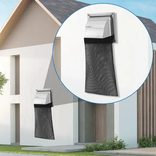Vista 2 de 3 bolsas de ventilación para secadora, recogedor de pelusa para ventilación de secadora en el exterior