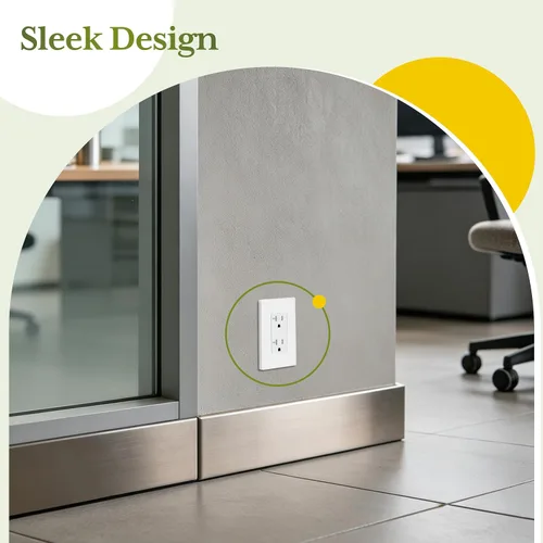 Vista 4 de TG Toma de corriente decorativa de 20 A, receptáculo eléctrico de pared Blanco