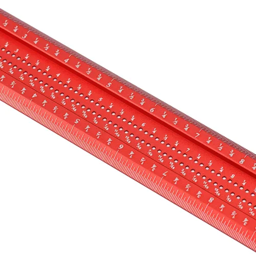 Vista 7 de Escuadra de Carpintería Tipo T de 8 pulgadas con Labios de Soporte Bien Diseñados, Regla de Arquitecto para Trabajo de Carpintero, Herramientas
