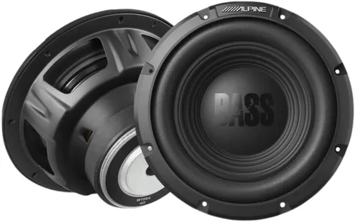 Vista 2 de Alpine W10S4 10" 750 vatios pico 250 vatios RMS 4-Ohm subwoofer de audio para coche