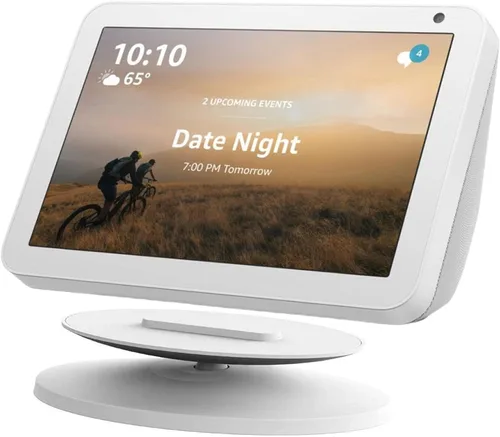 Vista 13 de Sintron Soporte Magnético Ajustable con Montaje para Echo Show 5 de 3ª Generación, Soporte de Pantalla Inteligente con Rotación de 360 Grados