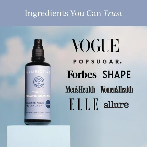 Vista 12 de CYMBIOTIKA aerosol de aceite de magnesio tópico para el cuerpo, fabricado en EE. UU., suplemento para calambres en las piernas, músculos, salud