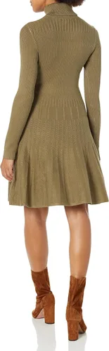 Vista 2 de GUESS Eco Essential Amelia - Vestido de tortuga de manga larga para mujer