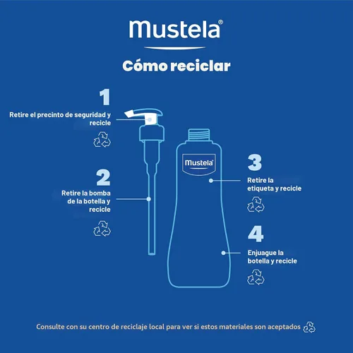 Vista 10 de Mustela Set de regalo para la hora del baño para bebés, esenciales para el cuidado de la piel del bebé con aguacate natural, contiene loción