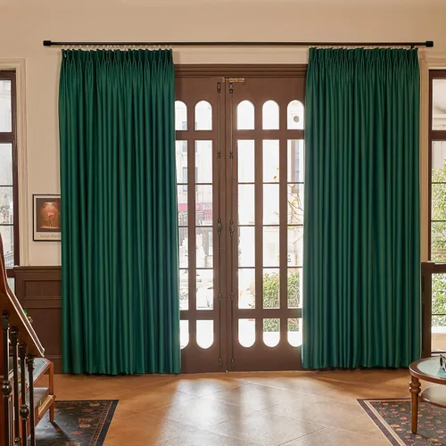 Vista 39 de HUTO Cortinas Plisadas de Pinzas Opacas con Aislamiento Térmico para Oscurecer la Habitación, Panel de Tratamiento de Ventana para Sala de Estar