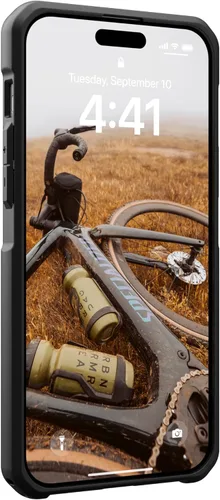 Vista 8 de URBAN ARMOR GEAR UAG - Funda compatible con iPhone 15 Plus de 6.7 pulgadas, Metropolis LT Kevlar negro, imán integrado compatible con carga MagSafe