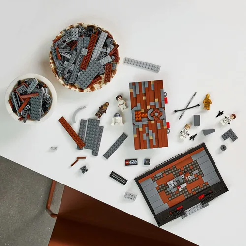 Vista 6 de LEGO Star Wars Death Star - Compactador de basura Diorama 75339 Kit de construcción (802 piezas)