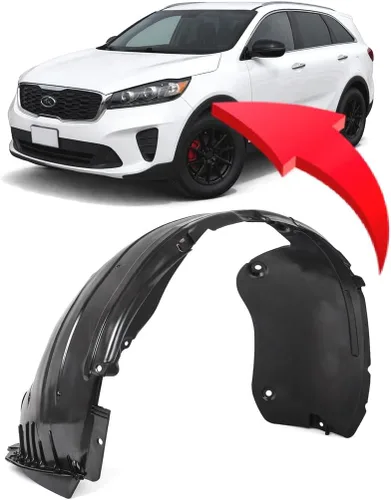 Vista 13 de FitParts Compatible con Toyota Camry 2015-2018 Front Right Fender Liner
