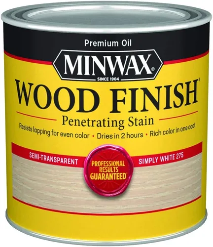 Vista 30 de Minwax 700494444 Acabado de madera, Miel, 1 cuarto de galón