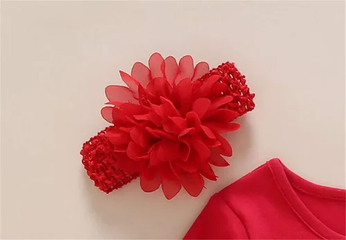 Vista 5 de Niyage Conjunto de ropa de bebé para niñas conjunto de mameluco de tutú para bebé trajes de fiesta