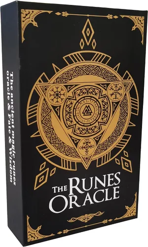 Vista 9 de Han Yu Bowen Oracle Cards - Baraja de tarot de runas de doble color para principiantes con significados