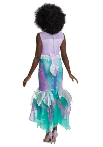 Vista 5 de Disfraz Deluxe de Ariel La Sirenita Live Action para Mujer Multicolor
