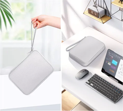 Vista 6 de CILLA Organizador de Electrónica para Viajes, Estuche Organizador de Cables de Viaje, Bolsa Compacta de Accesorios Electrónicos para Cable, Cordón
