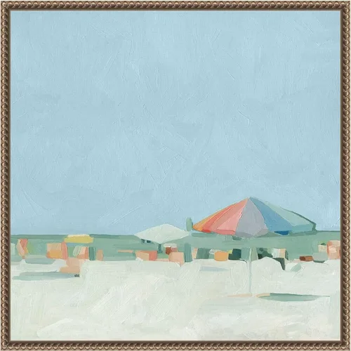 Vista 13 de Amanti Art Lienzo enmarcado para pared, 16 x 16 pulgadas, paleta de verano II por Emma Scarvey, lienzo enmarcado para pared, obras de arte