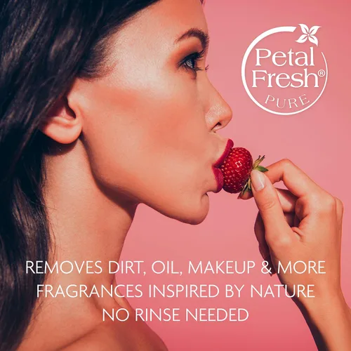 Vista 5 de Petal Fresh Eliminación de maquillaje de árbol de té y menta, toallitas limpiadoras, toallitas faciales suaves, limpieza diaria, vegano y libre