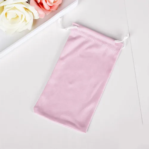 Vista 4 de Bolsa de microfibra para lentes de sol, 6 piezas, bolsa de almacenamiento para teléfono celular, 7.1 "x 3.5