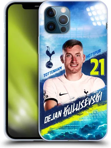 Vista 61 de Head Case Designs Officially Licensed Tottenham Hotspur F.C. Cristian Romero 2023/24 First Team Gel Case [Military Grade] Compatible with Apple