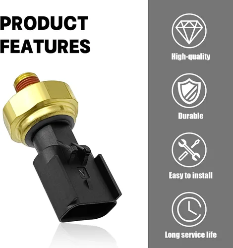 Vista 6 de 5149062AA Sensor de presión de aceite de motor Interruptor remitente compatible con Dodge Avenger 2011-2014, Caliber 2009-2010, Grand Caravan 3.6L