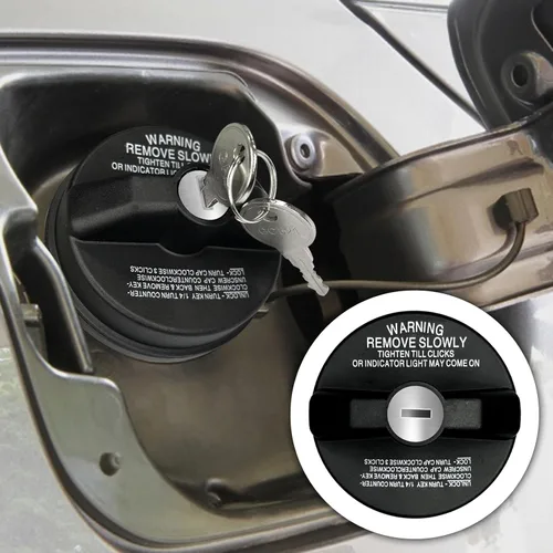 Vista 5 de Tapa de Gas con Bloqueo, Tapa de Gas con Llave para Toyota 4Runner Tacoma Honda CRV Tundra Acura Infiniti Nissan Buick Cadillac GMC Chevy, Tapas