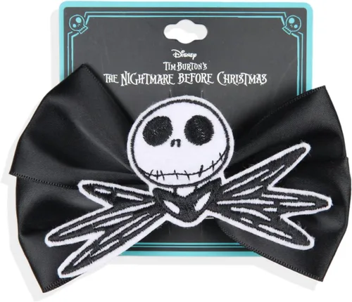 Vista 3 de The Nightmare Before Christmas Jack Skellington Hair Bow Hair Clip, Negro