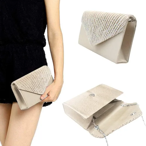 Vista 2 de Nuevo bolso nupcial del bolso de la boda de las señoras