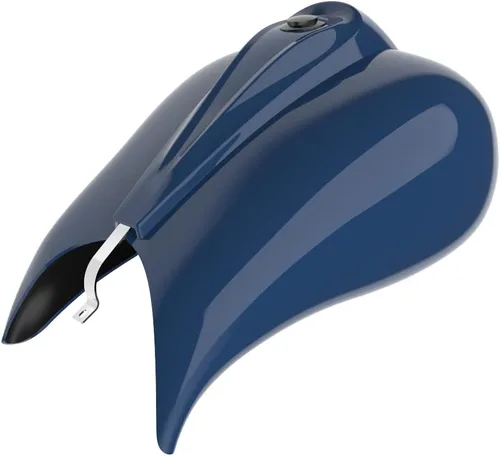 Vista 64 de Cubiertas de tanque estiradas con consola de tablero y tapa de tanque de combustible, cubiertas de combustible de galón para Harley Touring Whisky