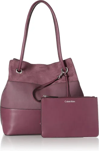 Vista 9 de Calvin Klein Gabrianna Bubble Lamb NorthSouth Key - Bolsa para artículos