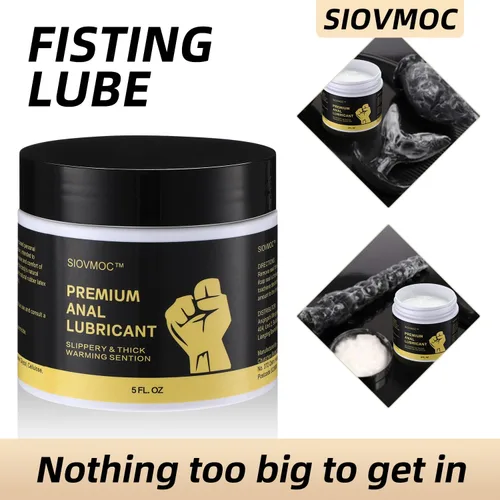 Vista 4 de Lubricante para sexo anal, gel de fisting premium a base de agua para mayor comodidad y experiencia suave, lubricante sexual duradero para la puerta
